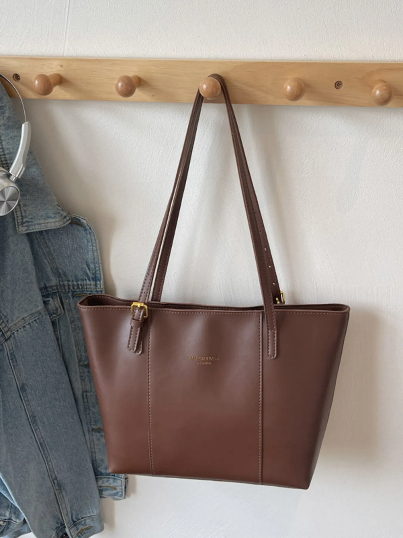 PU Leather Tote Bag 3