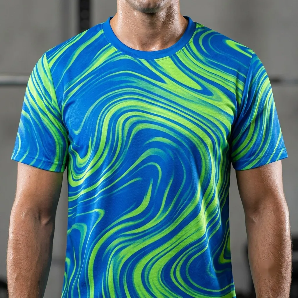 Electric Motion Wave Basketball Jersey for Active Energy and Stride