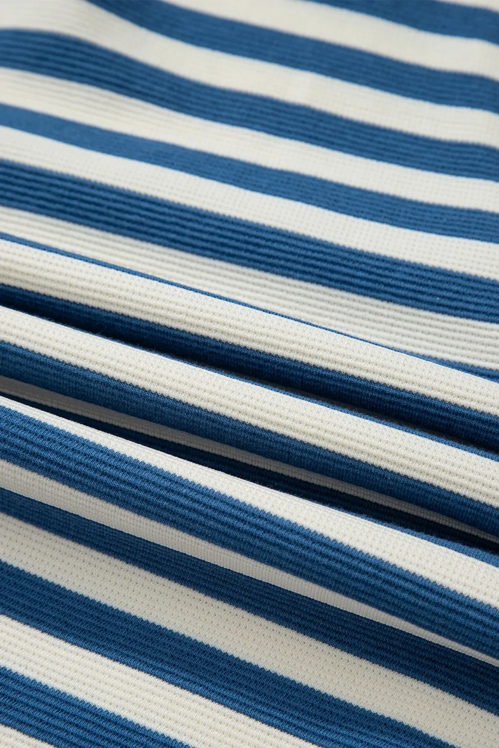 Stripe Chest Pocket Notched Top 11