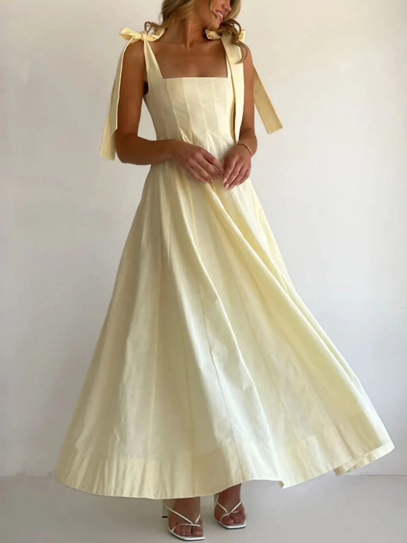 Gradient Tie Shoulder Maxi Dress 23