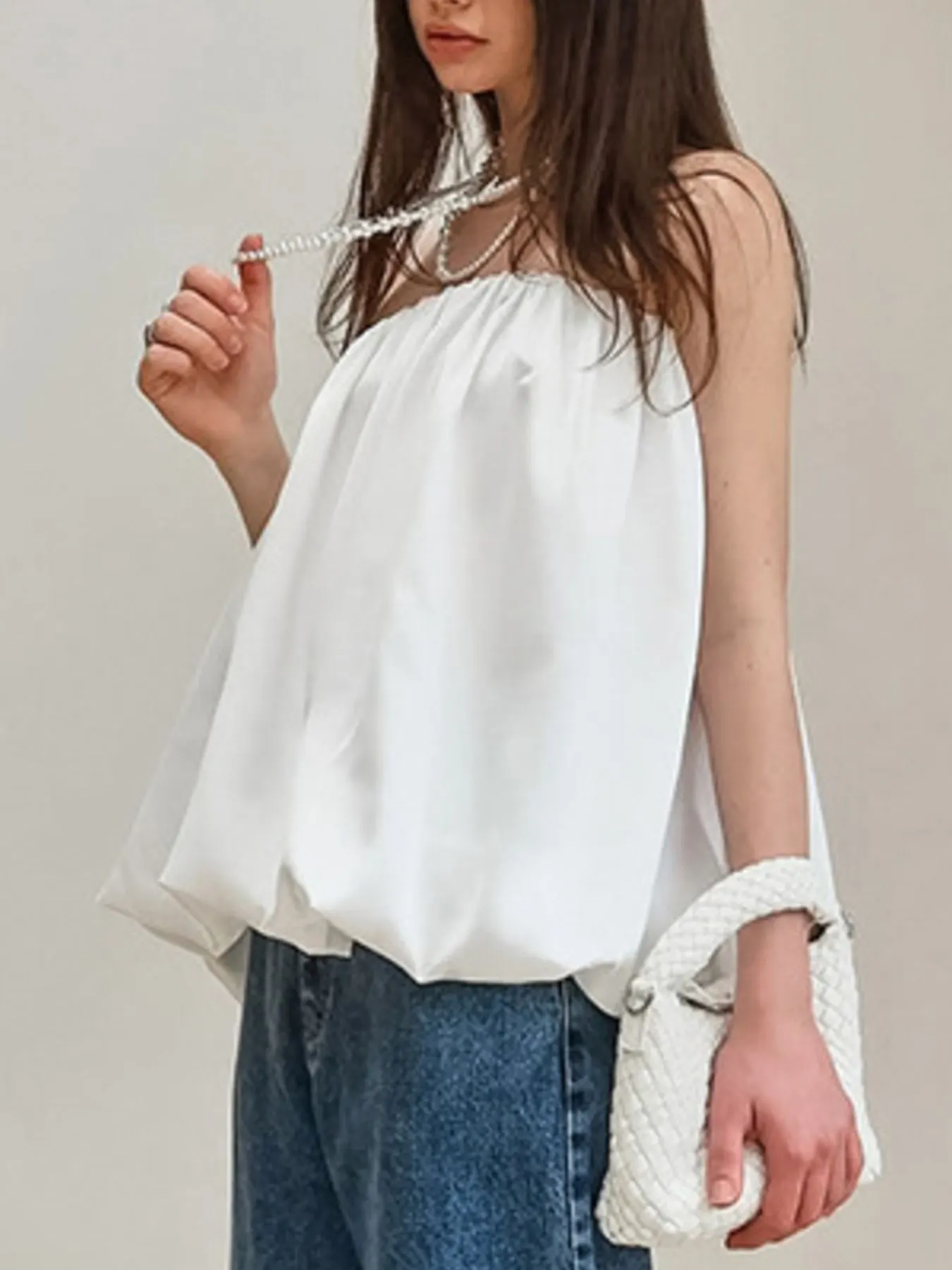 Bubble Hem Tube Top 3