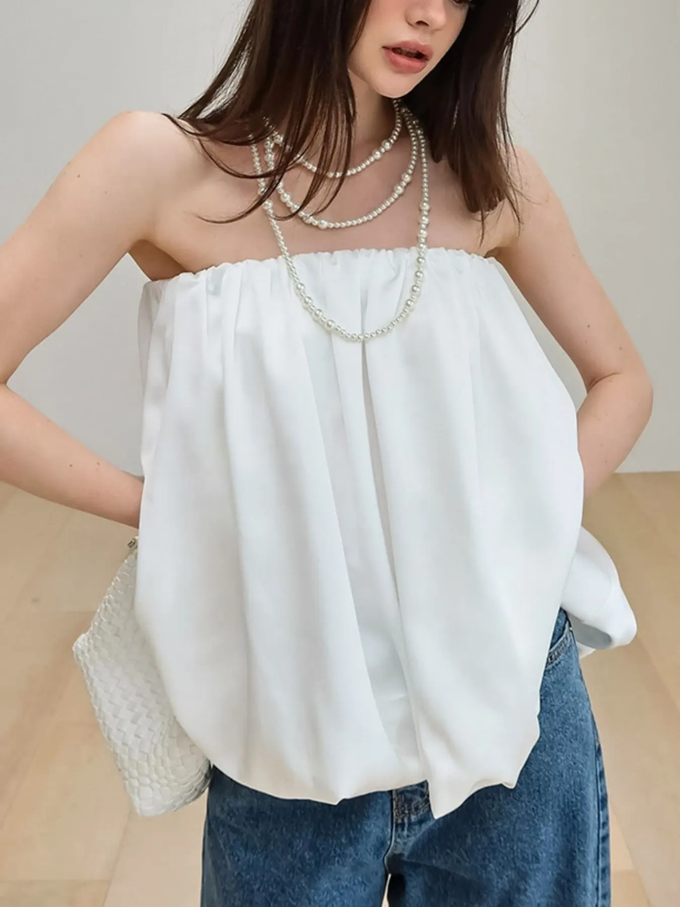 Bubble Hem Tube Top 2