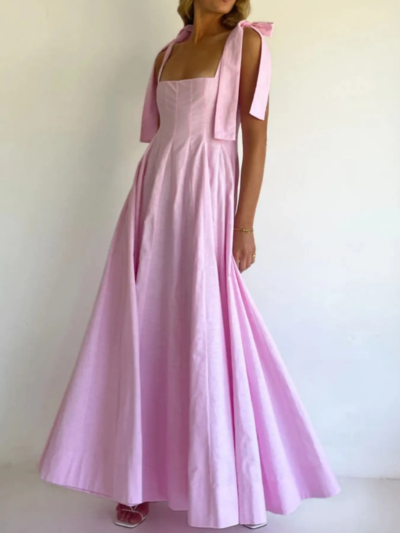 Gradient Tie Shoulder Maxi Dress 18