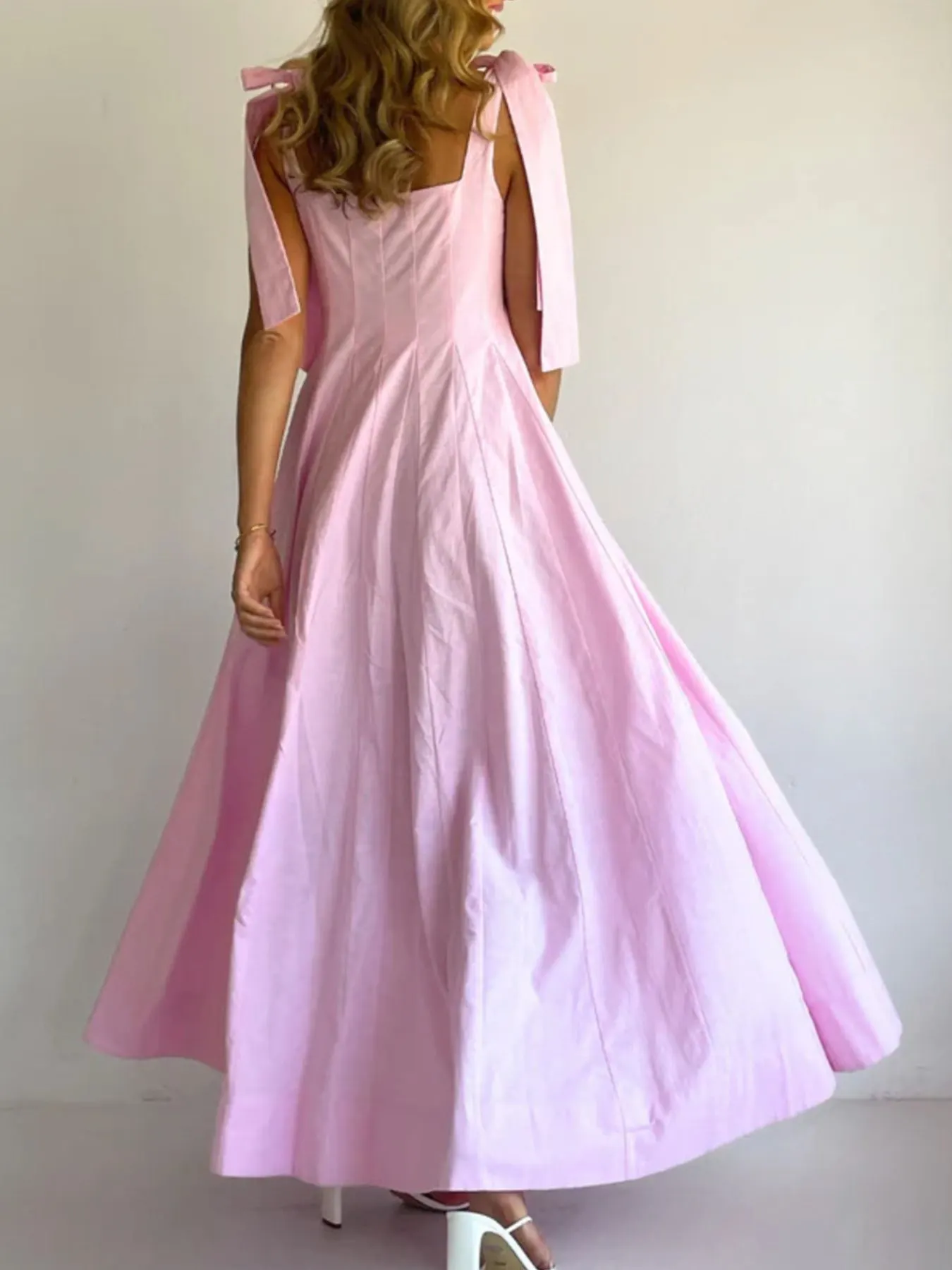 Gradient Tie Shoulder Maxi Dress 22