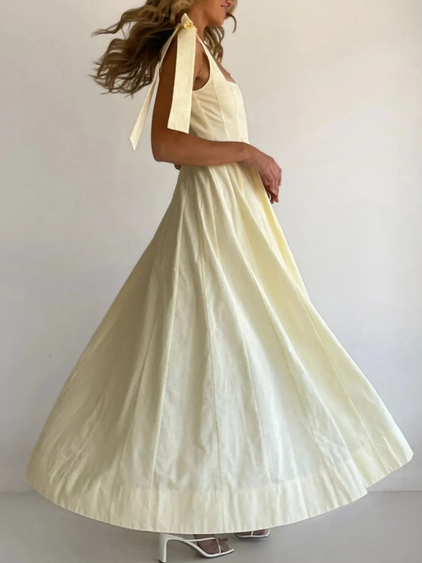 Gradient Tie Shoulder Maxi Dress 29