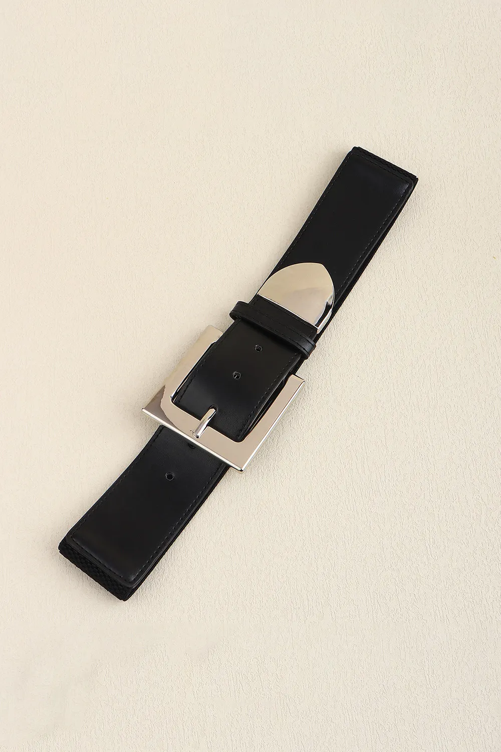 Zinc Alloy Buckle PU Leather Belt 3