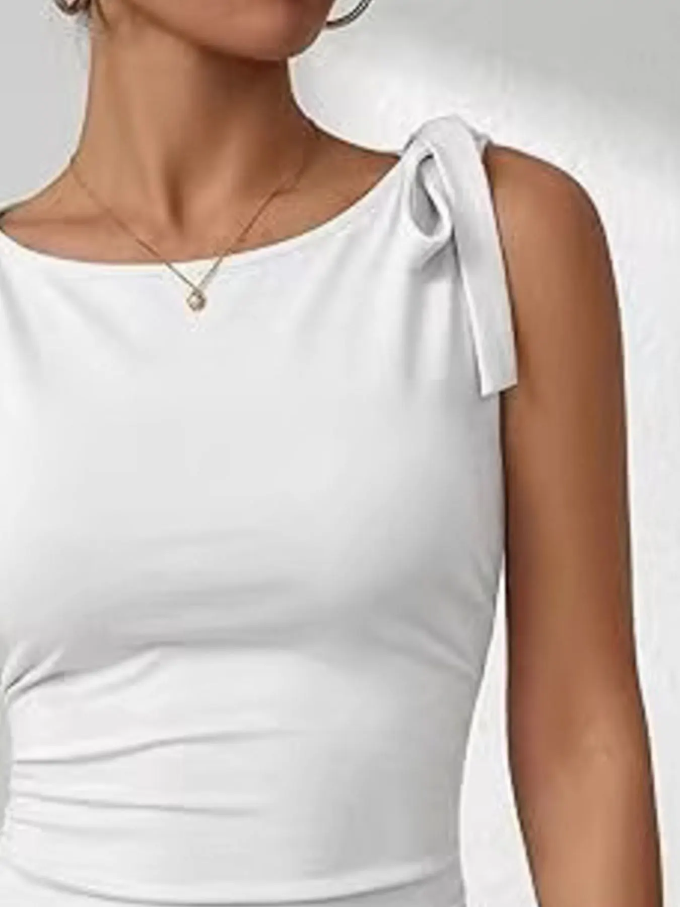 Tie Shoulder Tank Top 5