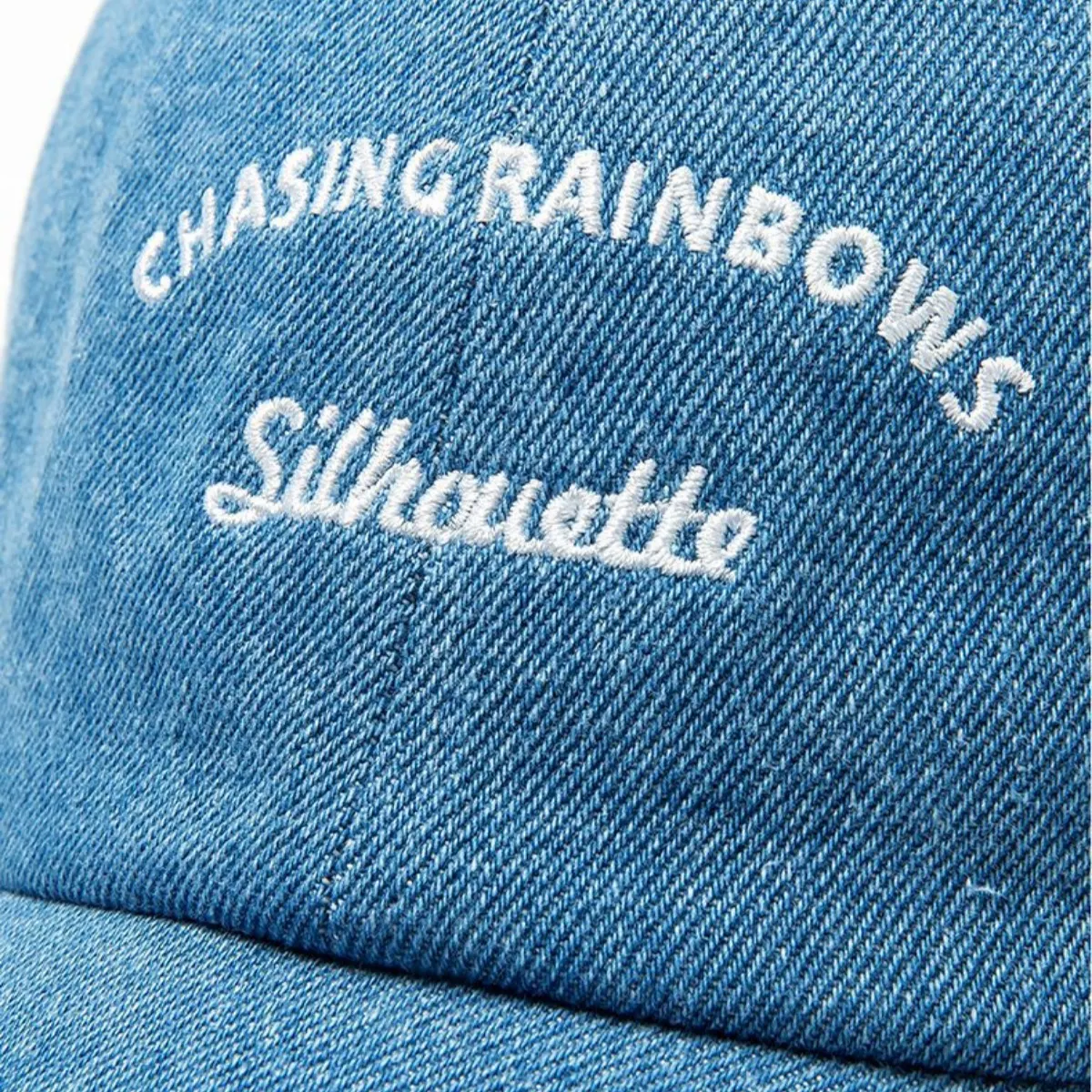 Embroidered Denim Baseball Cap 4