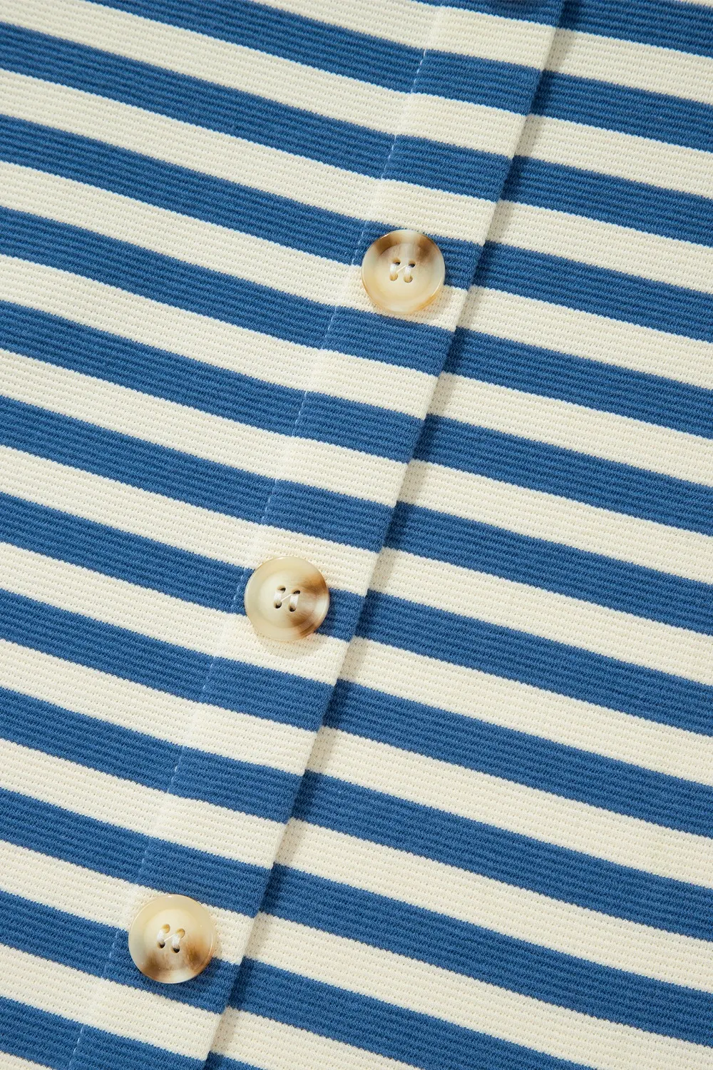 Stripe Chest Pocket Notched Top 10