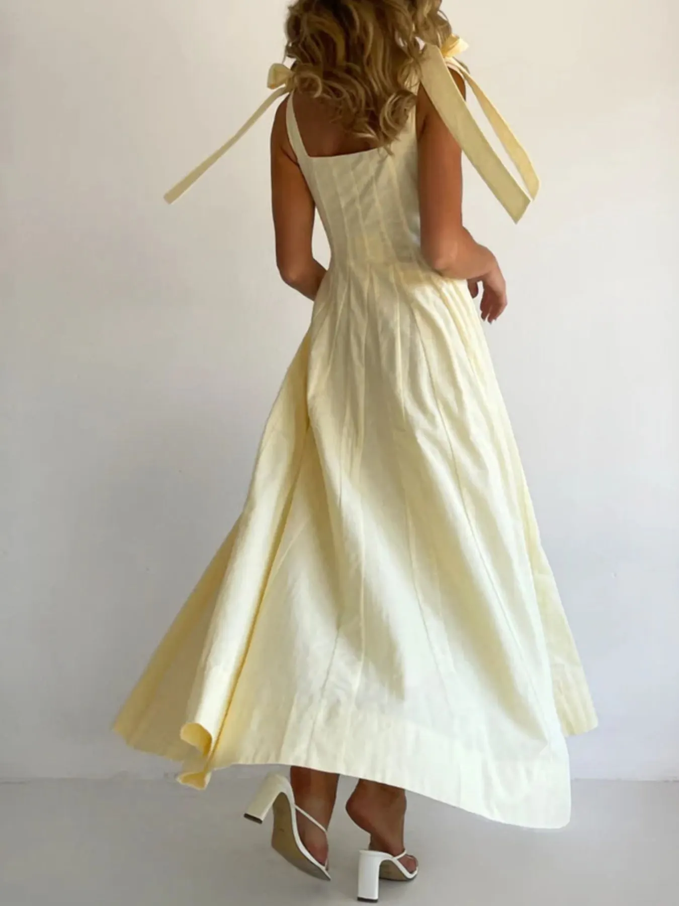 Gradient Tie Shoulder Maxi Dress 36