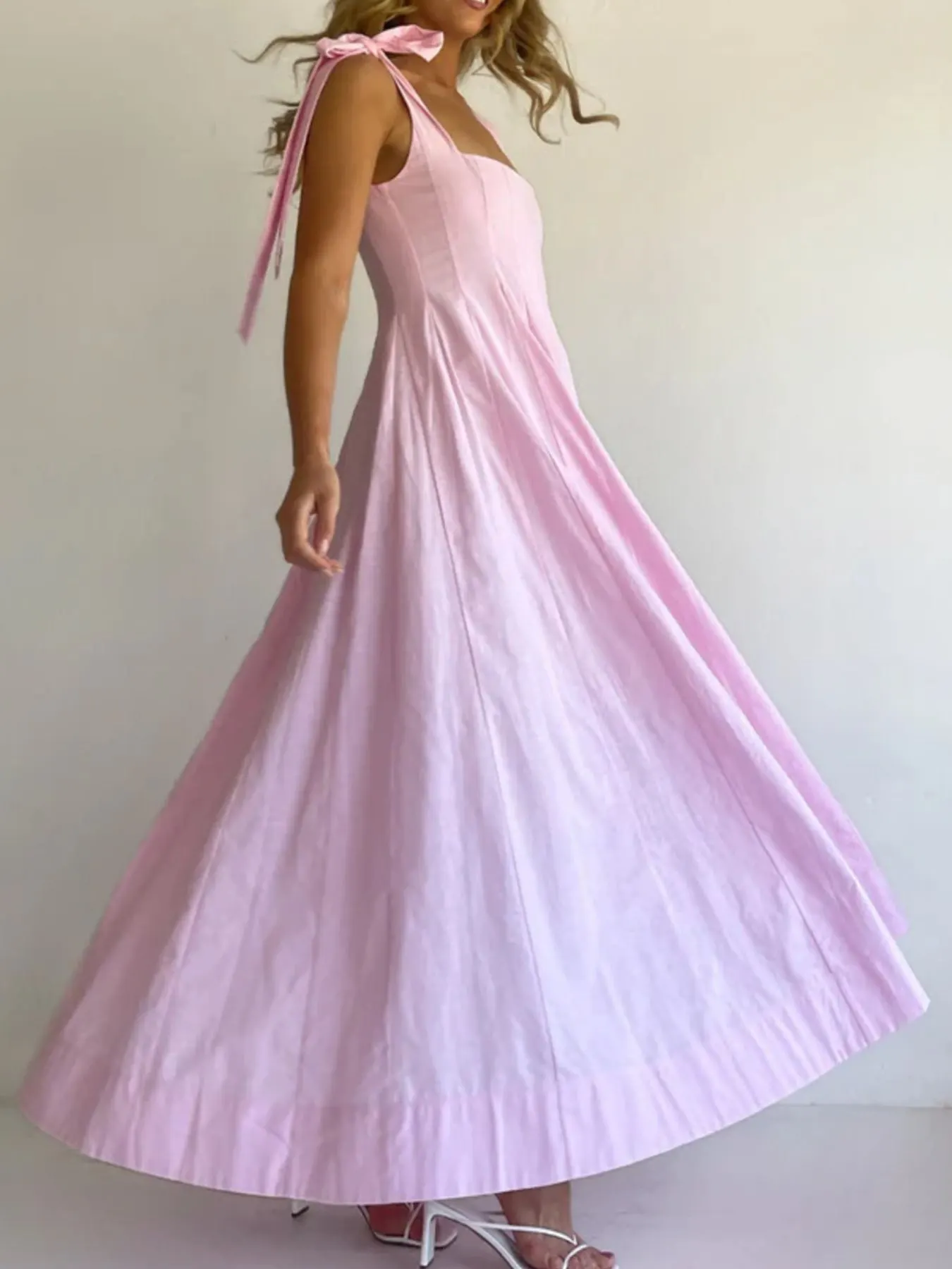Gradient Tie Shoulder Maxi Dress 21