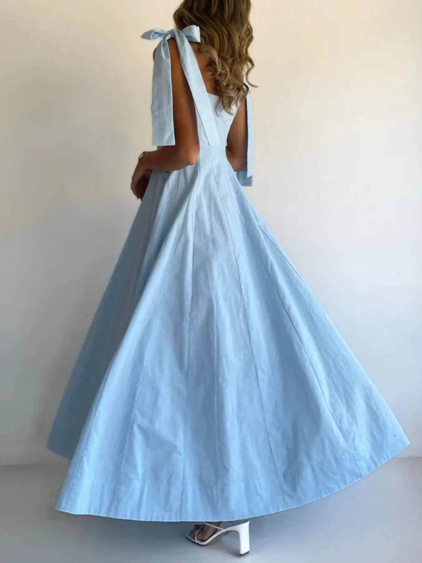 Gradient Tie Shoulder Maxi Dress 6