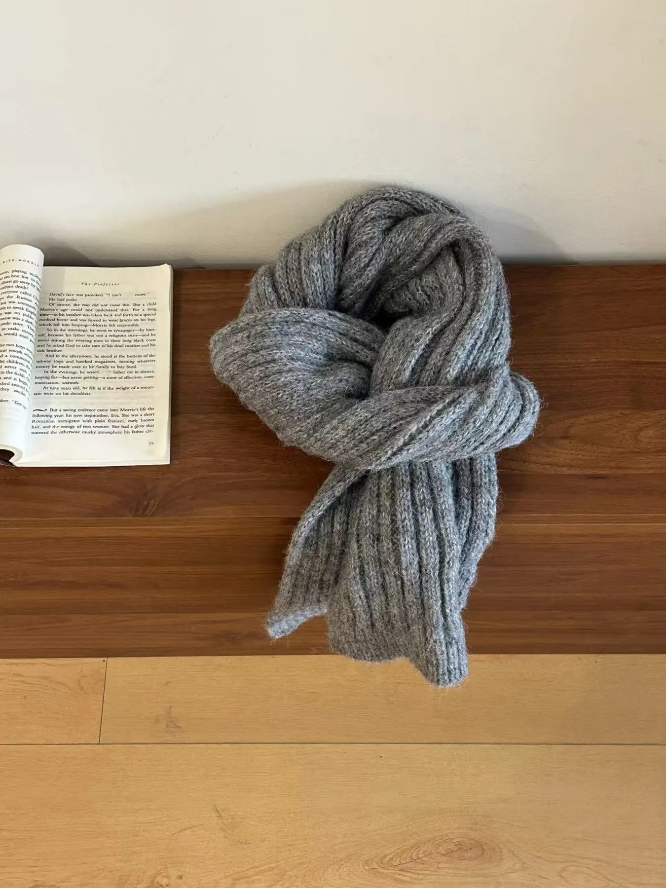 Cozy Knitted Winter Scarf 2