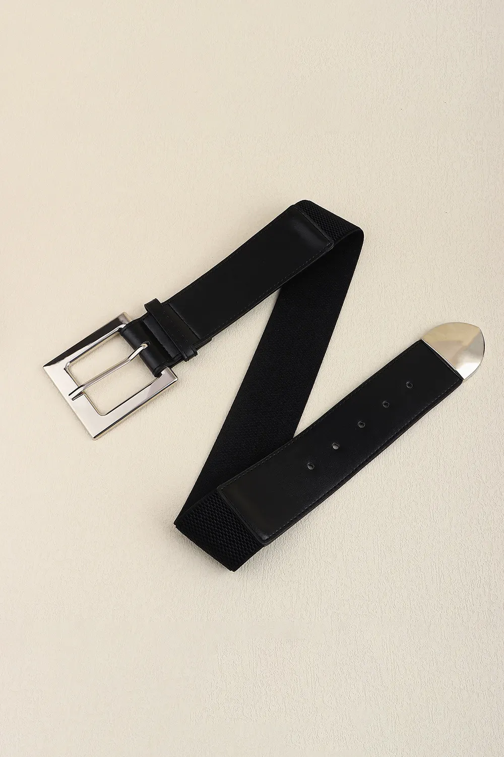 Zinc Alloy Buckle PU Leather Belt 4