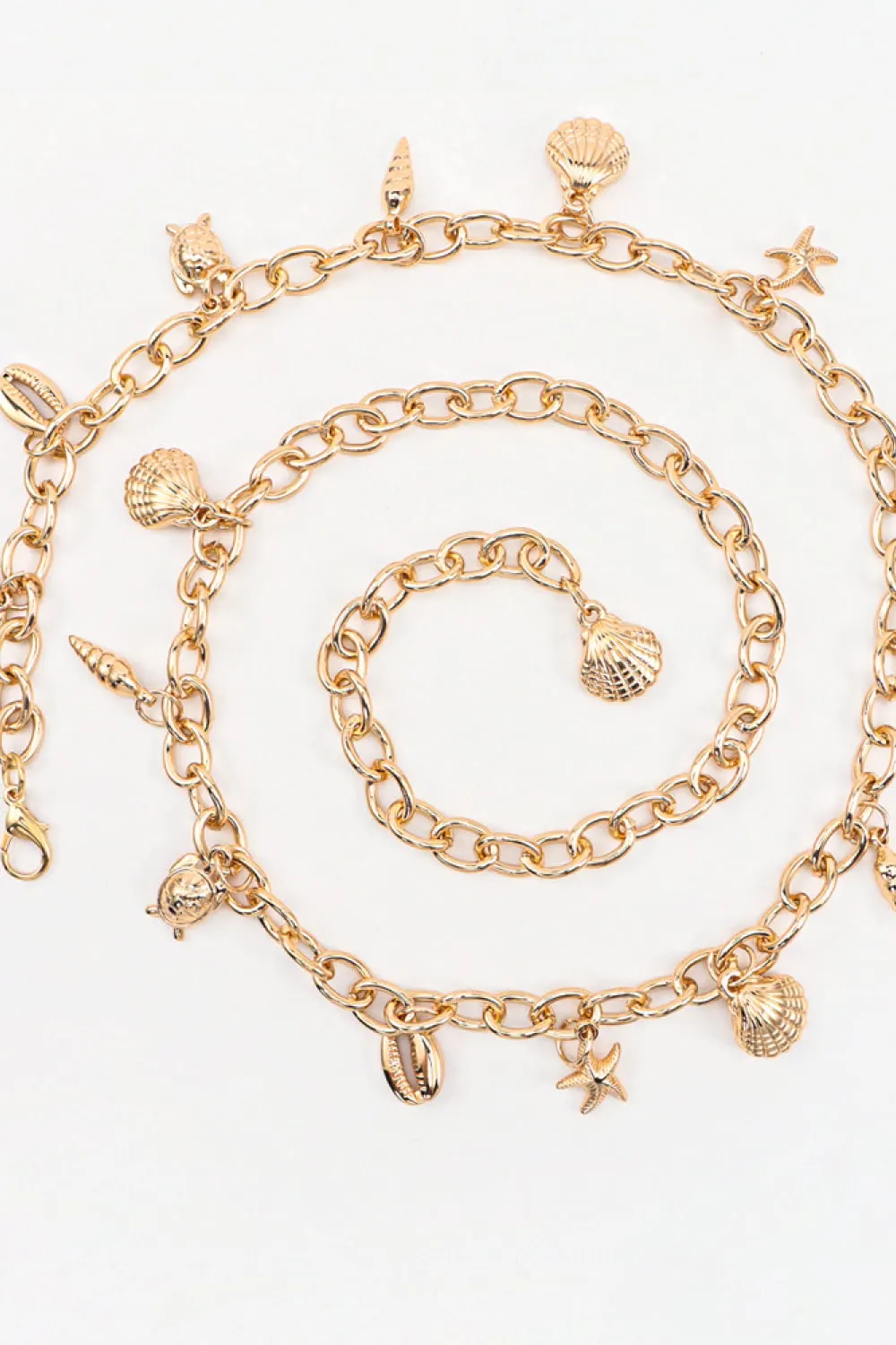 Ocean Element Charm Chain Belt 3