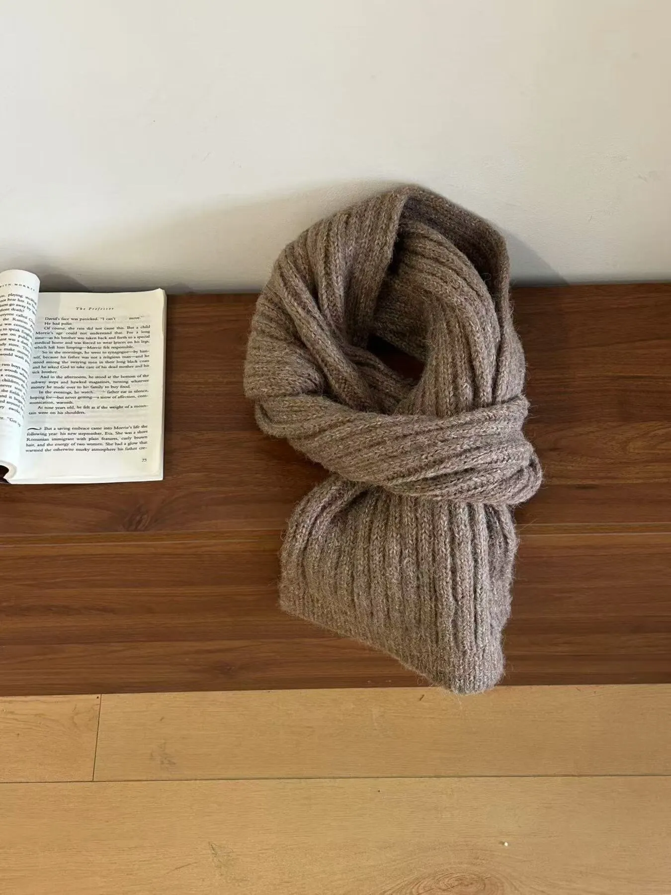 Cozy Knitted Winter Scarf 4