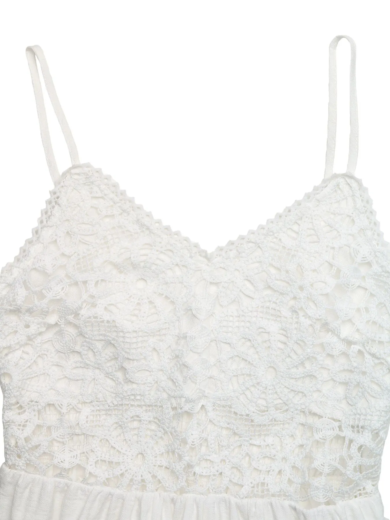 Lace V-Neck Flowy Maxi Dress 6