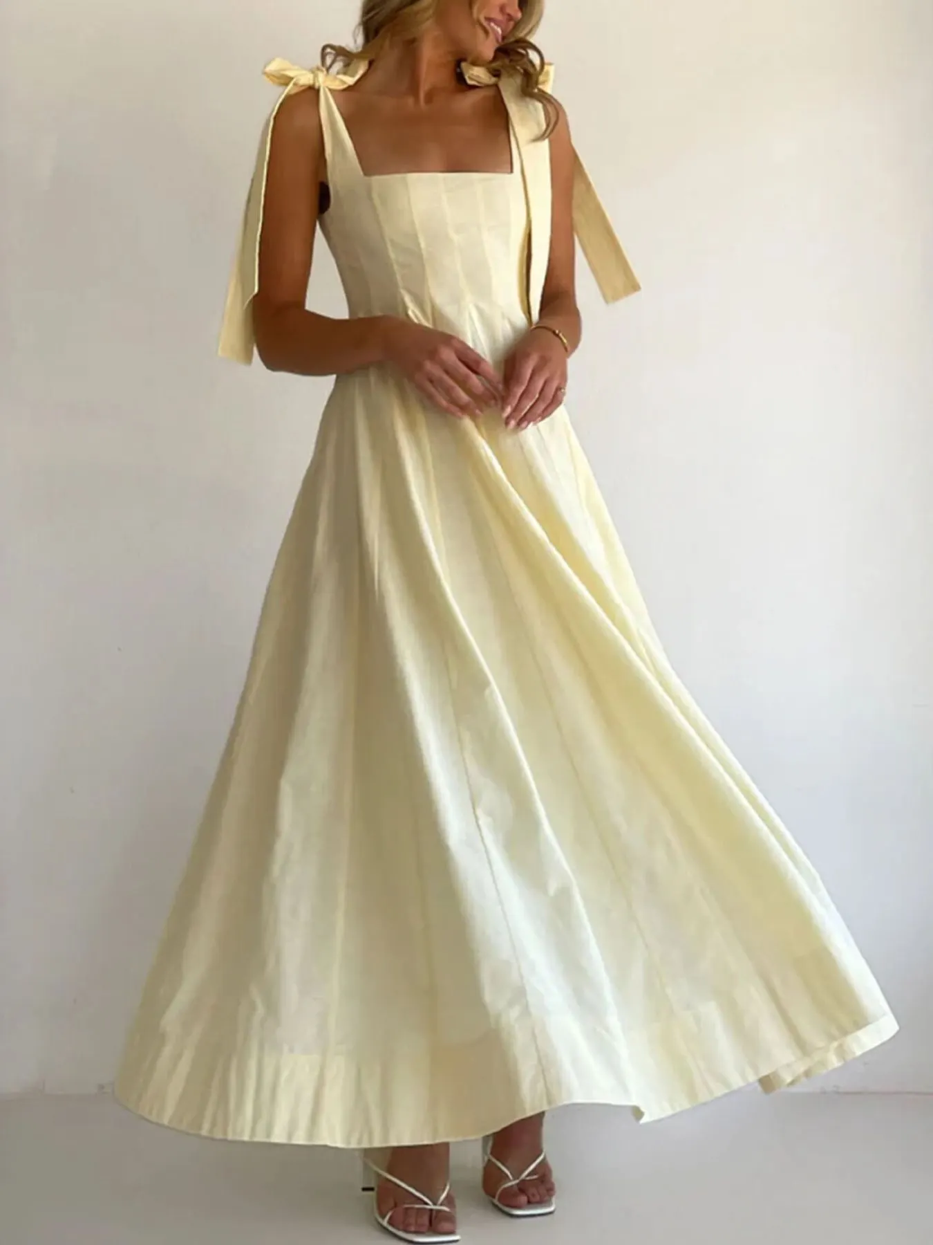 Gradient Tie Shoulder Maxi Dress 28