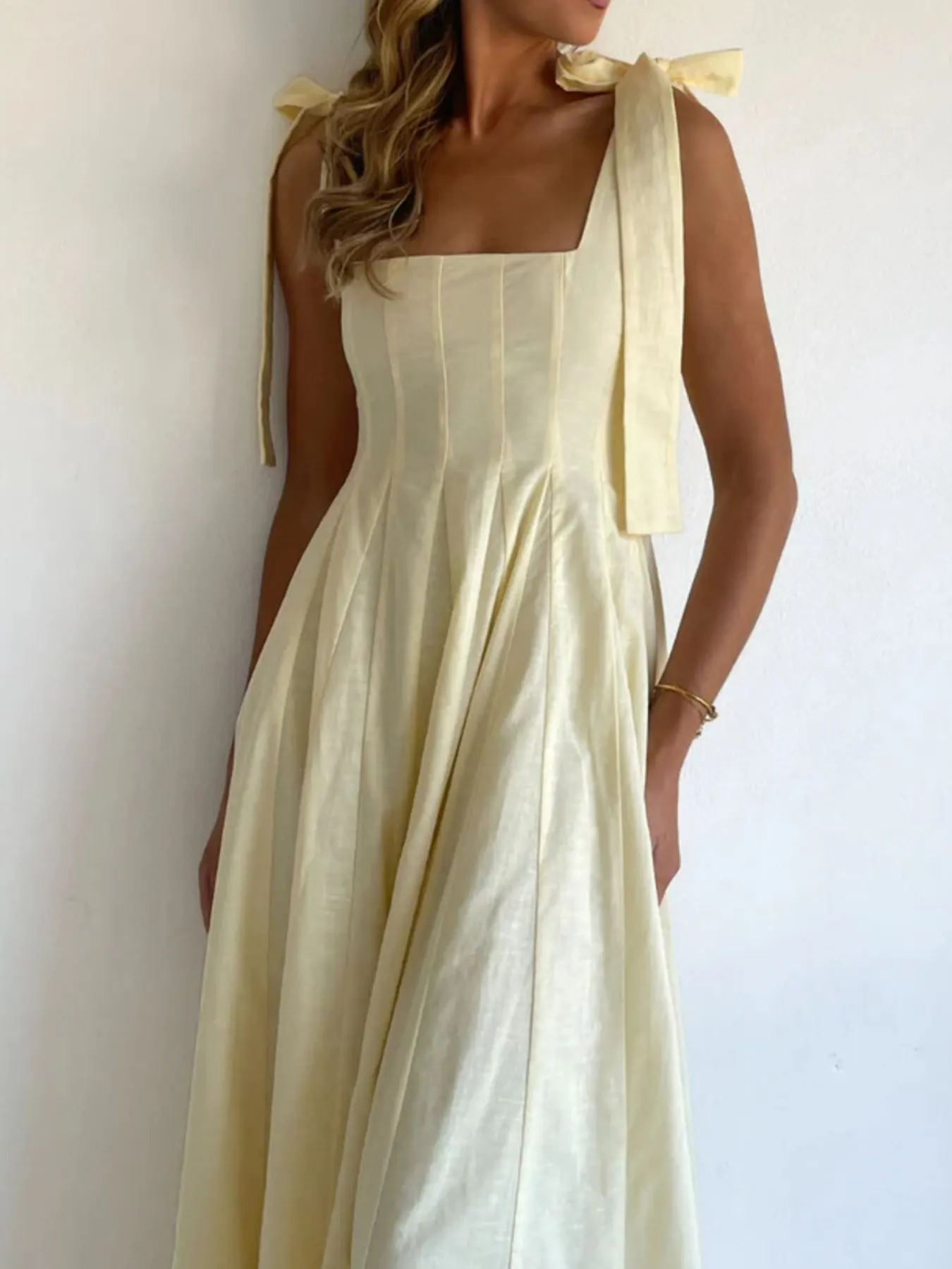 Gradient Tie Shoulder Maxi Dress 26