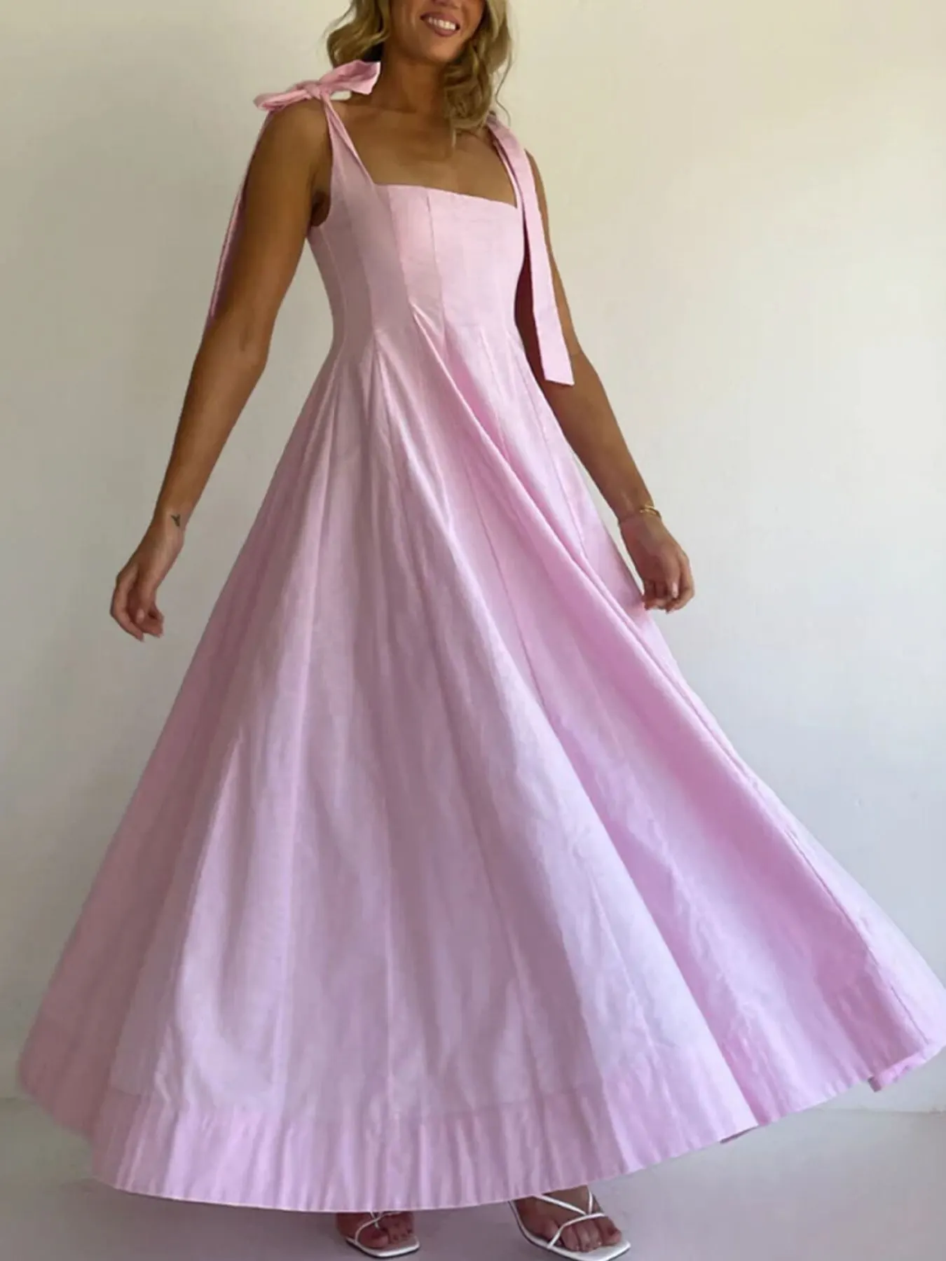 Gradient Tie Shoulder Maxi Dress 20